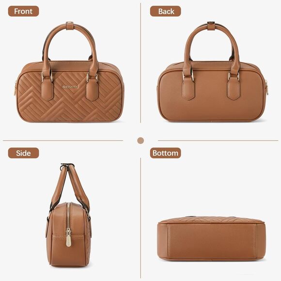 Handbags For Crossbody Bags For Structu Mini Satchel Purses Top Handle - Picture 6 of 7